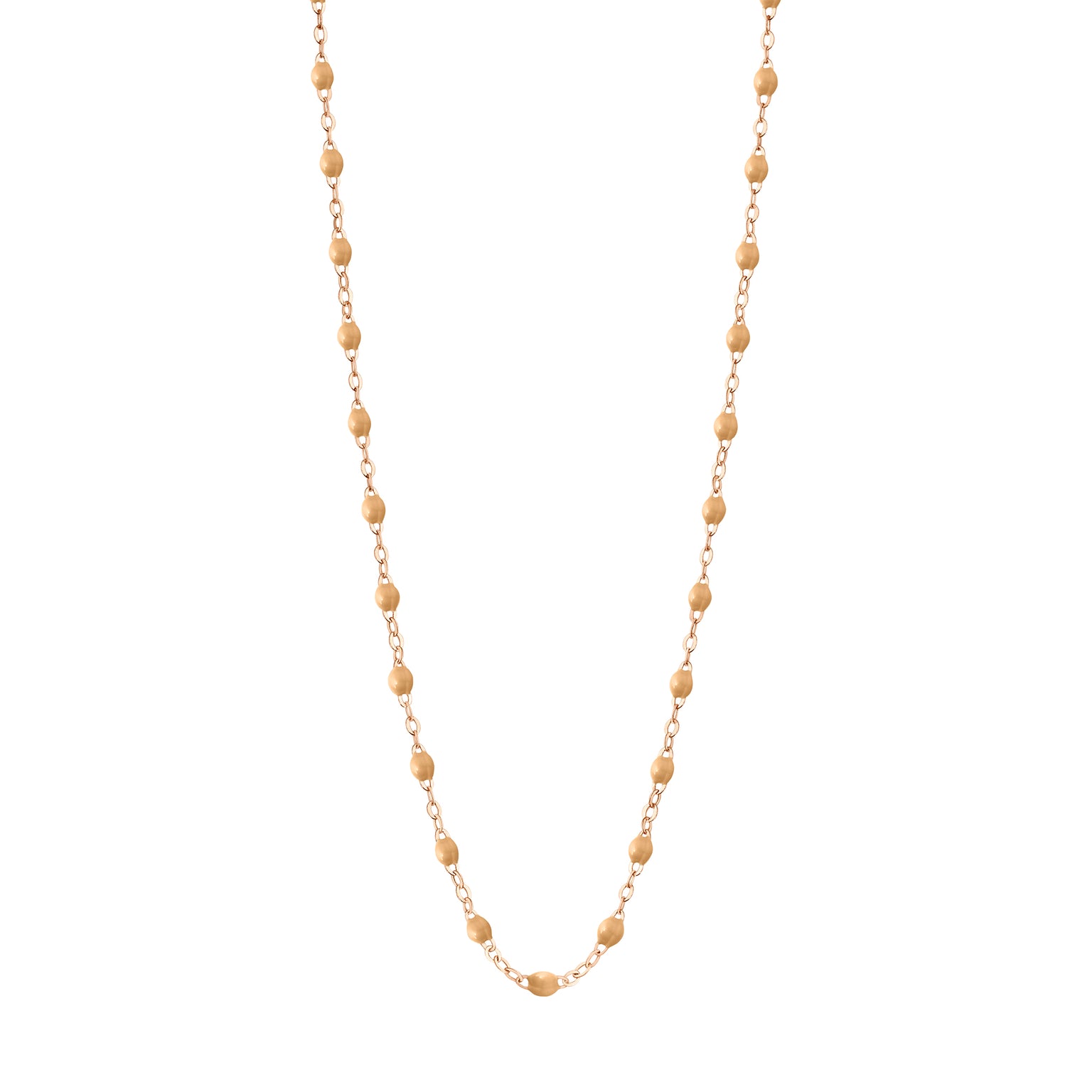 Gigi Clozeau - Classic Gigi Nude necklace, Rose Gold, 17.7"