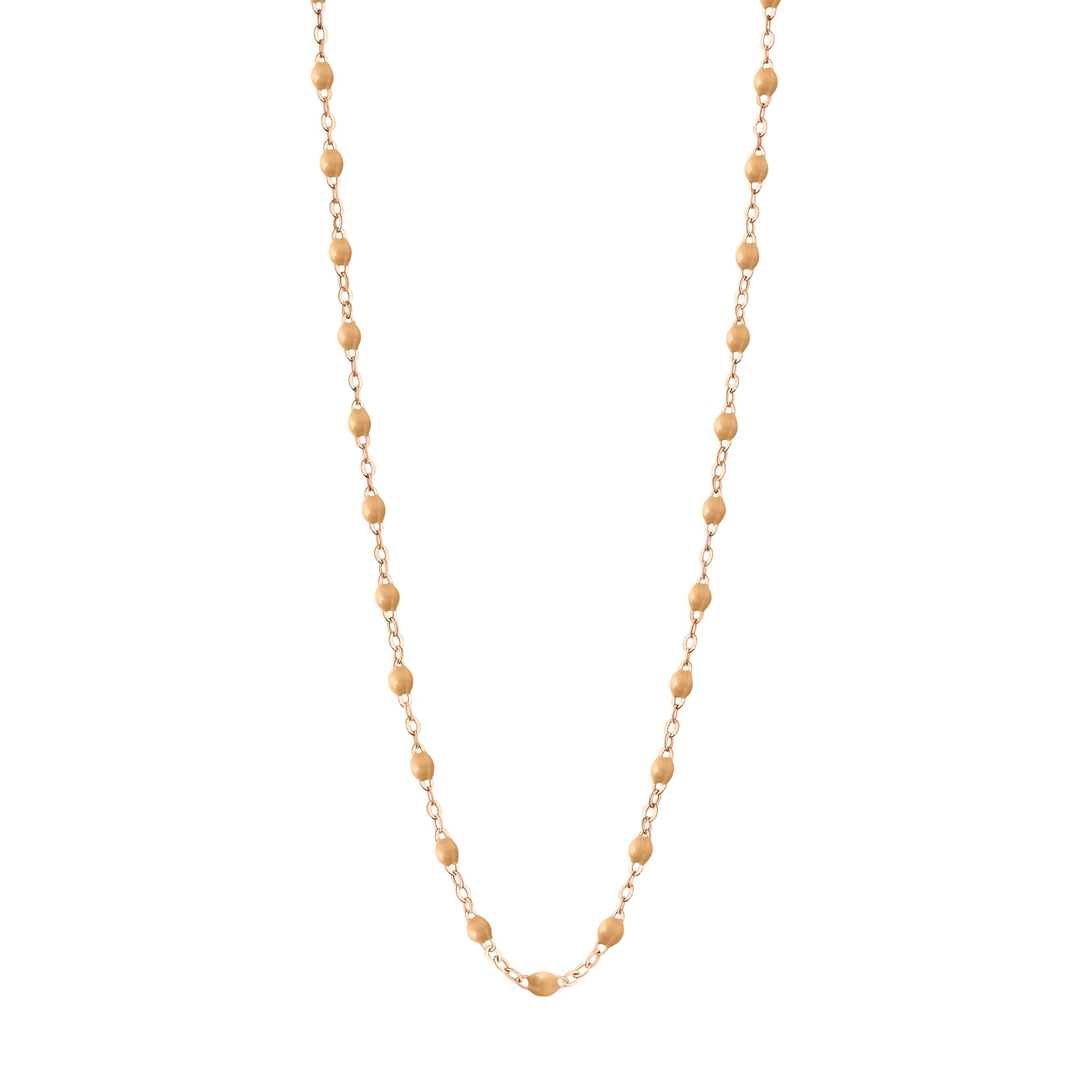 Gigi Clozeau - Classic Gigi Nude necklace, Rose Gold, 16.5"