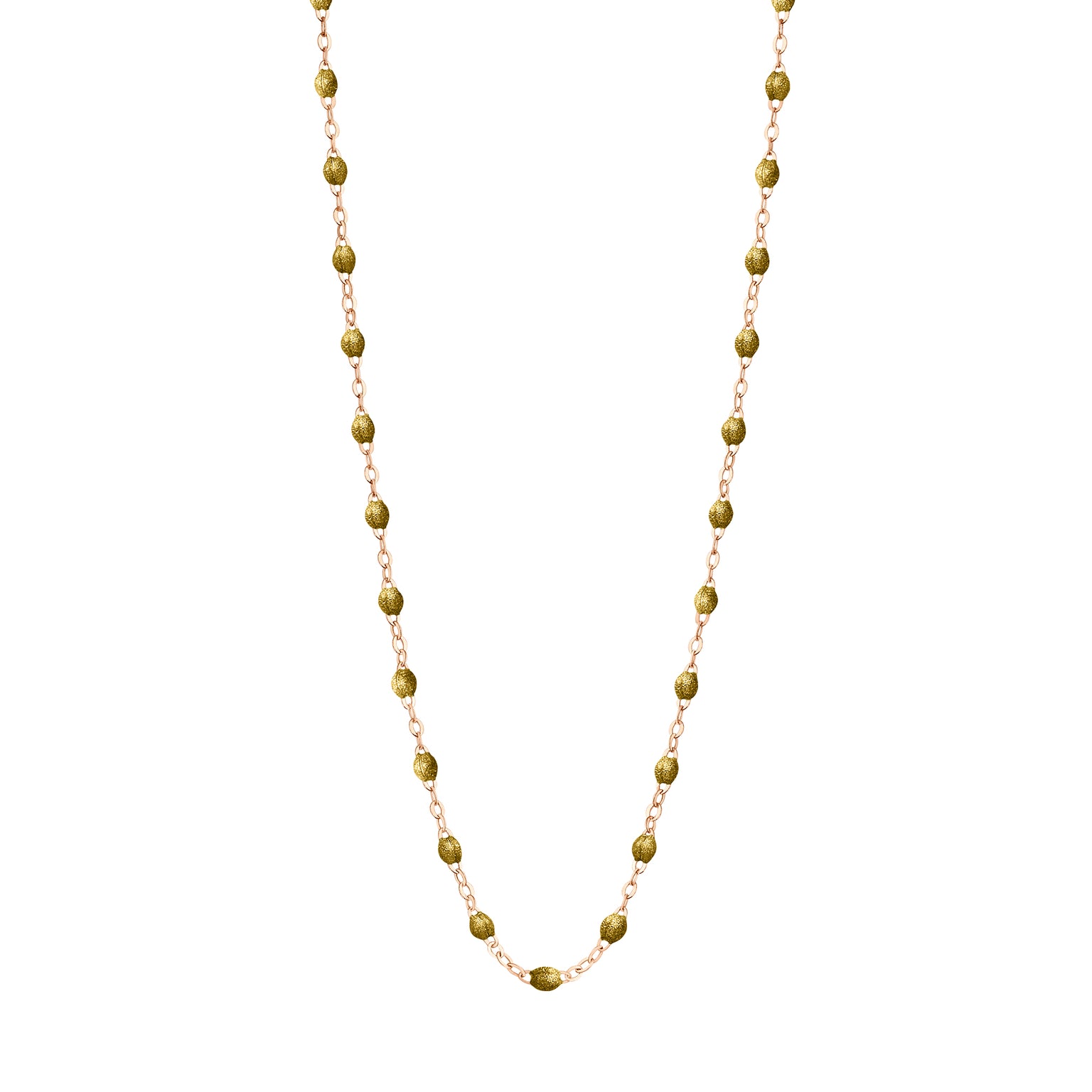 Gigi Clozeau - Classic Gigi Gold necklace, Rose Gold, 17.7"