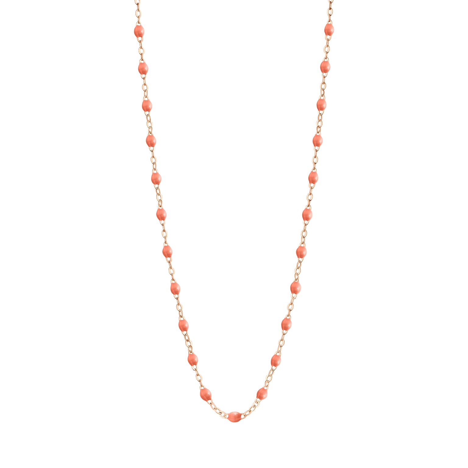 Gigi Clozeau - Classic Gigi Saumon necklace, Rose Gold, 16.5"