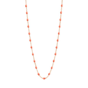 Gigi Clozeau - Classic Gigi Saumon necklace, Rose Gold, 17.7"