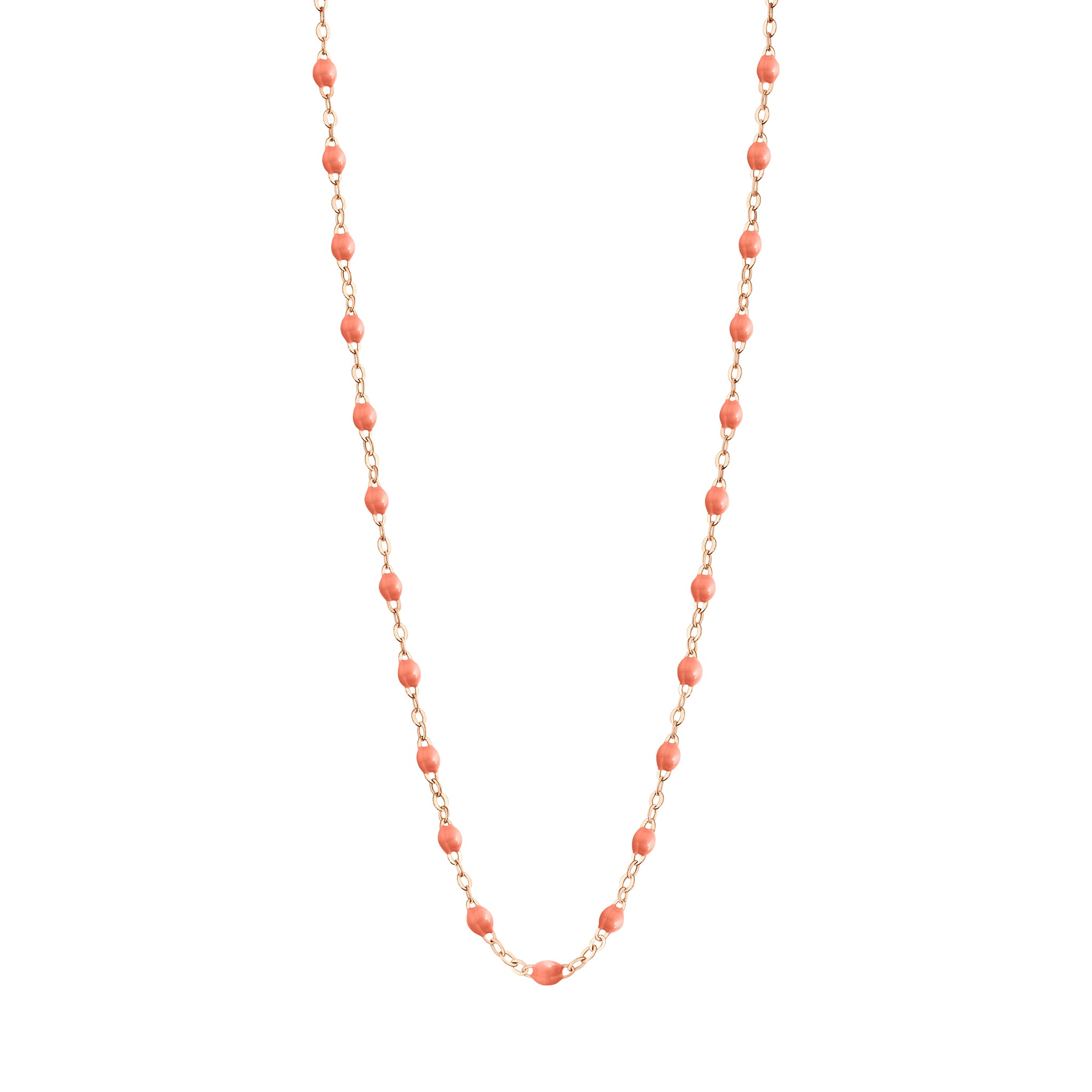 Gigi Clozeau - Classic Gigi Saumon necklace, Rose Gold, 19.7"