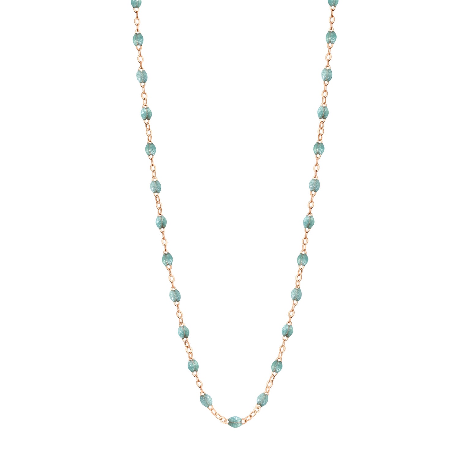 Gigi Clozeau - Classic Gigi Iceberg necklace, Rose Gold, 17.7"