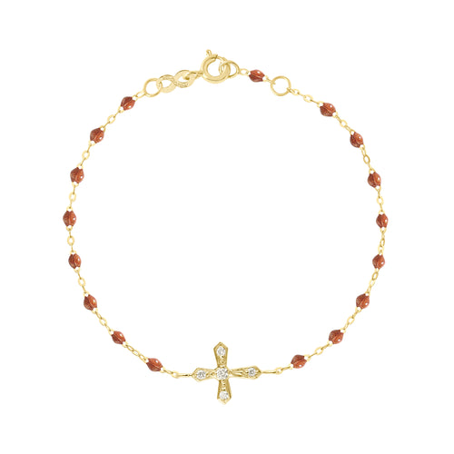 Classic Cross Vintage Diamond Fauve bracelet, Yellow Gold, 6.7