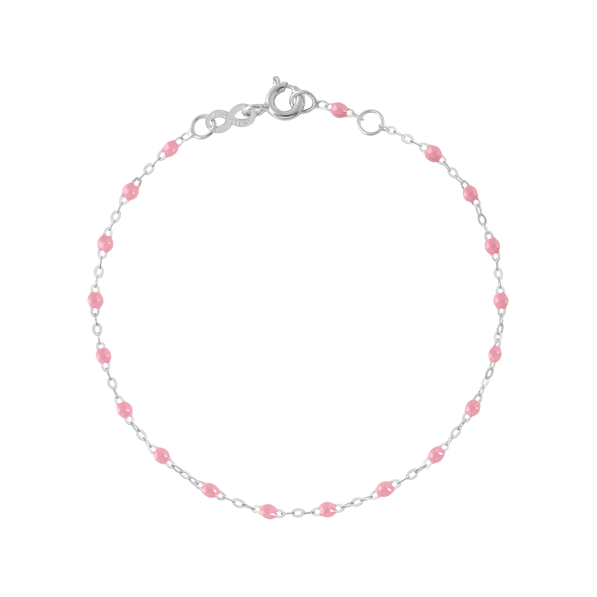 Gigi Clozeau - Classic Gigi Fuchsia bracelet, White Gold, 5.9"