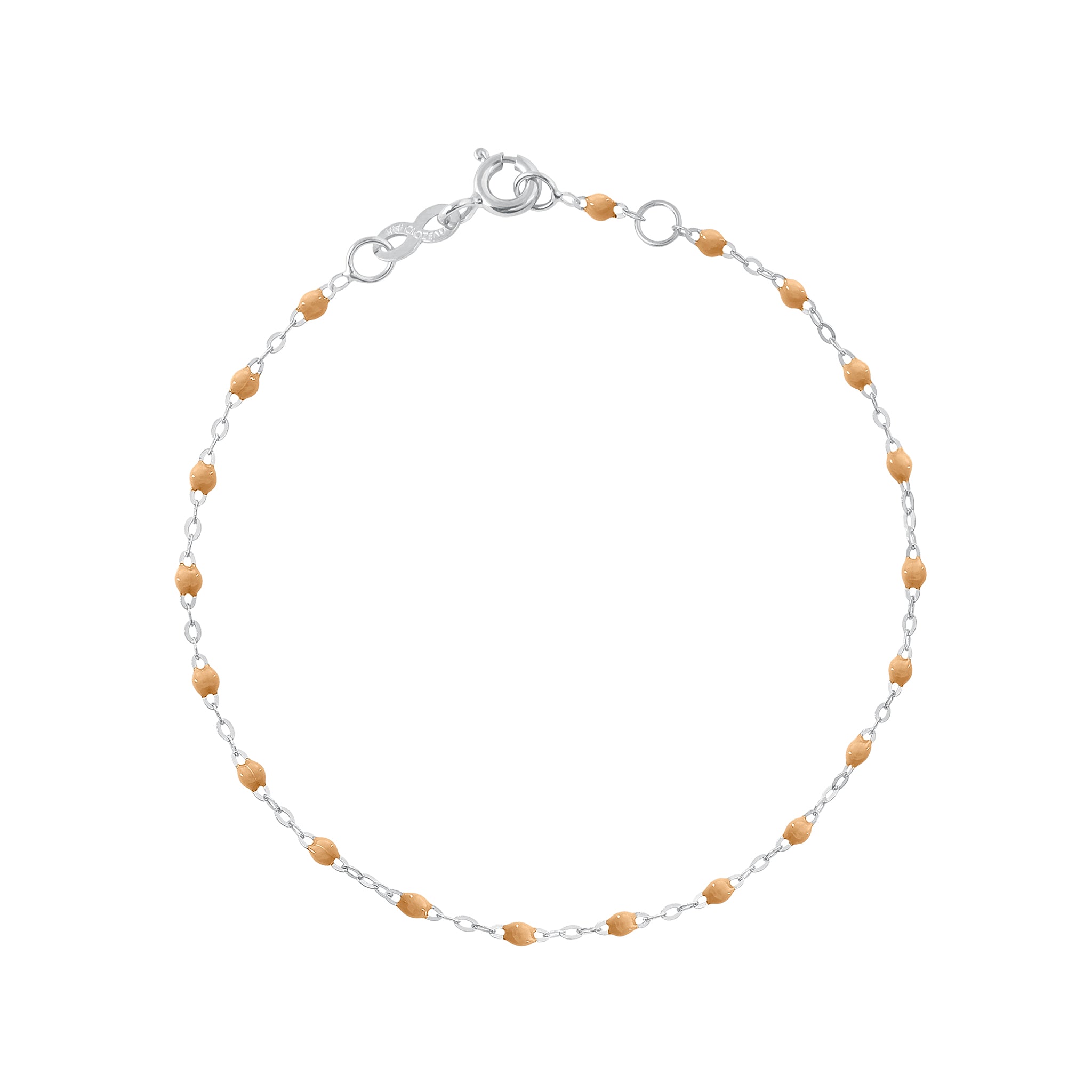 Gigi Clozeau - Classic Gigi Nude bracelet, White Gold, 6.7"