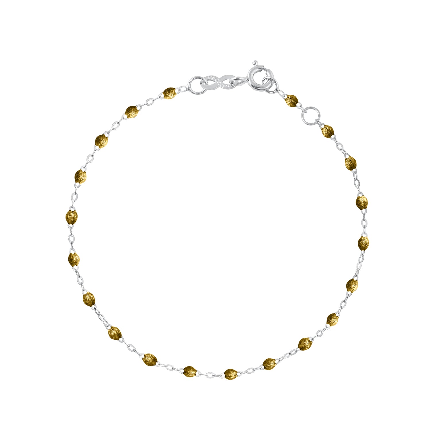 Gigi Clozeau - Classic Gigi Gold bracelet, White Gold, 6.7"