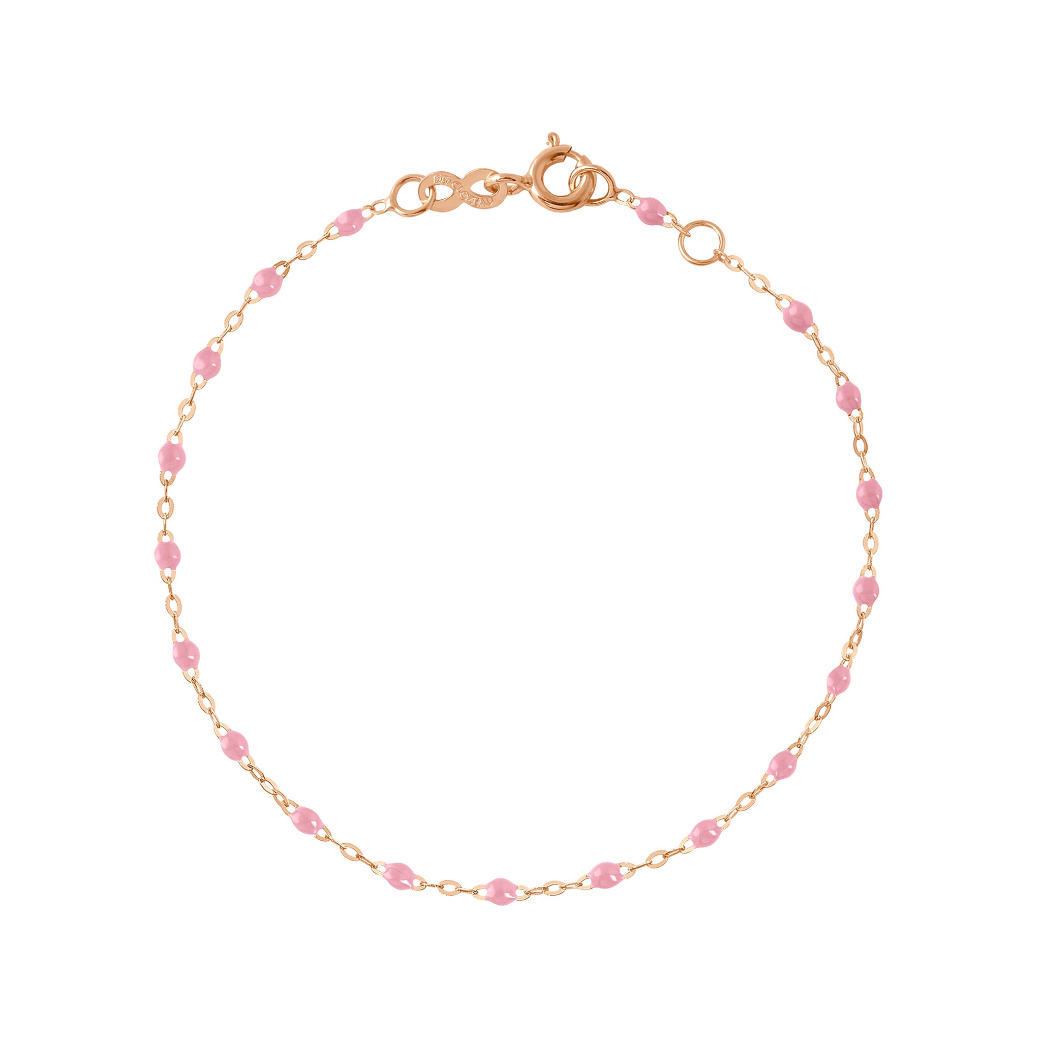 Gigi Clozeau - Classic Gigi Fuchsia bracelet, Yellow Gold, 5.9"