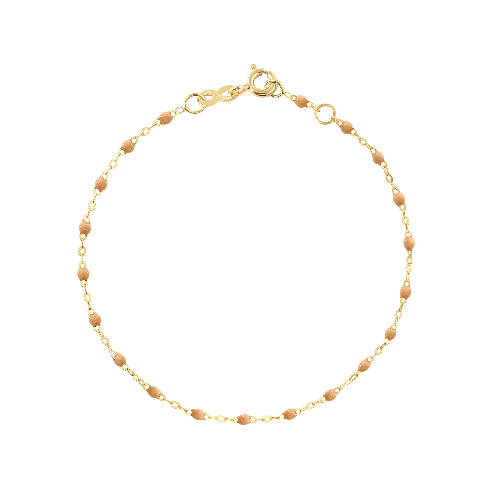 Gigi Clozeau - Classic Gigi Nude bracelet, Yellow Gold, 5.9"