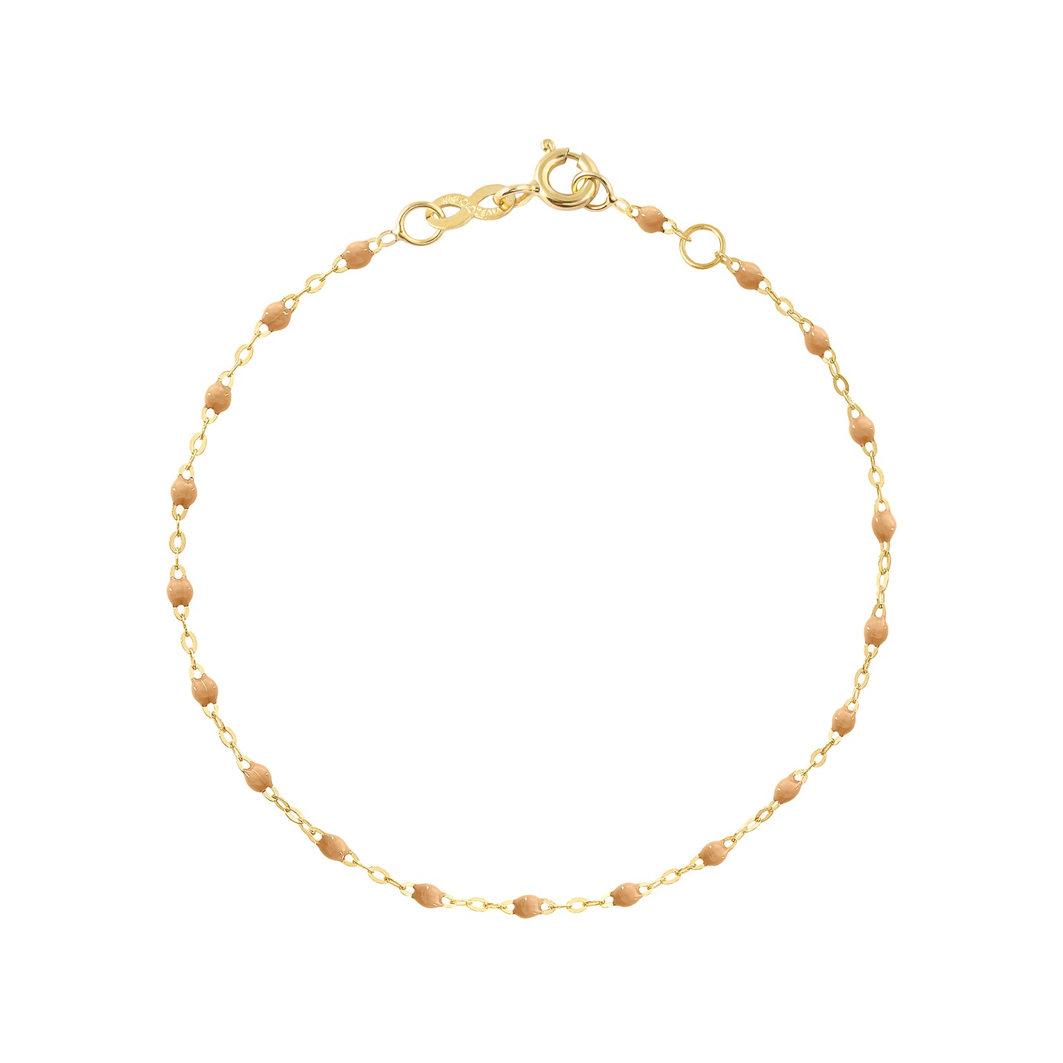 Gigi Clozeau - Classic Gigi Nude bracelet, Yellow Gold, 5.9"