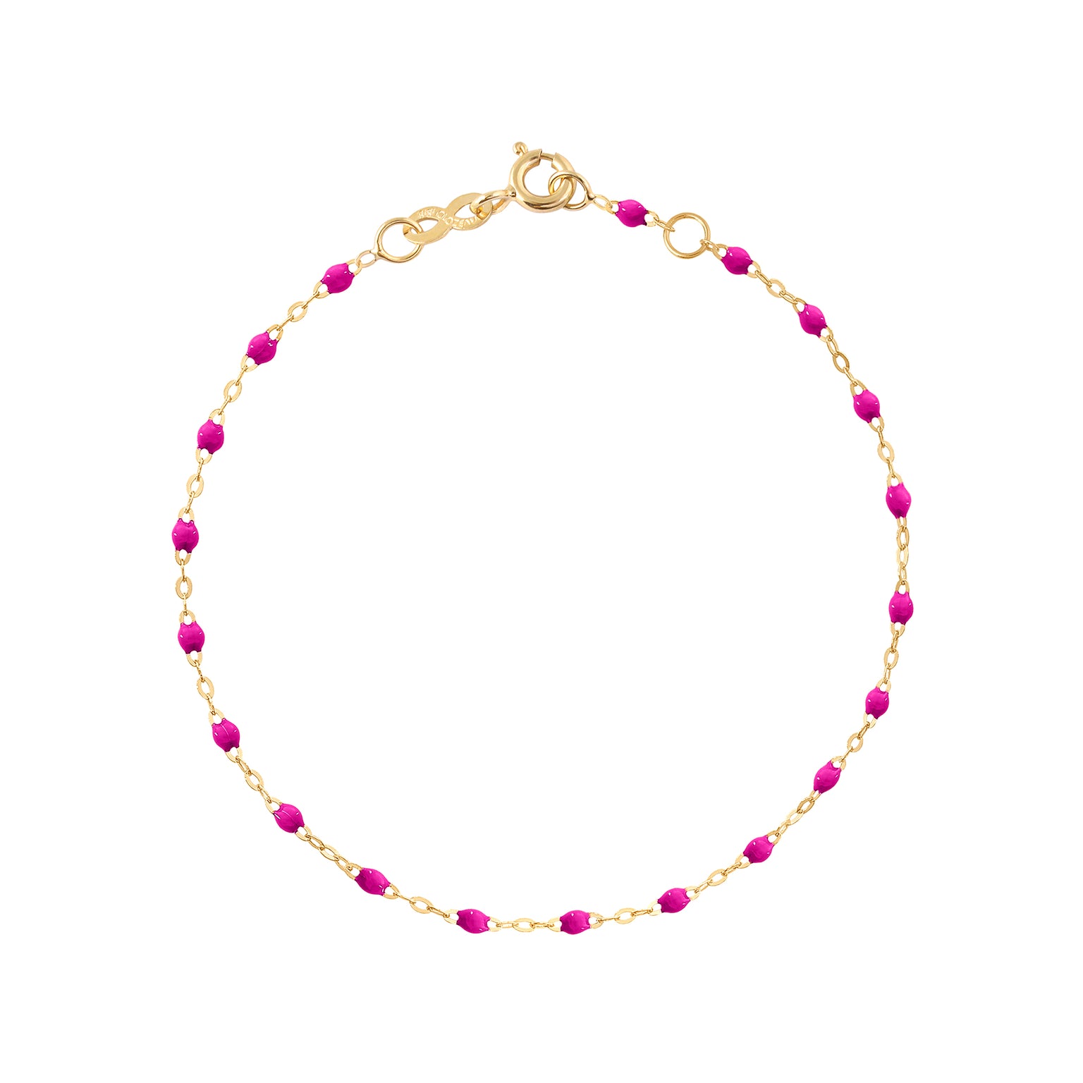 Gigi Clozeau - Classic Gigi Candy bracelet, Yellow Gold, 5.9"