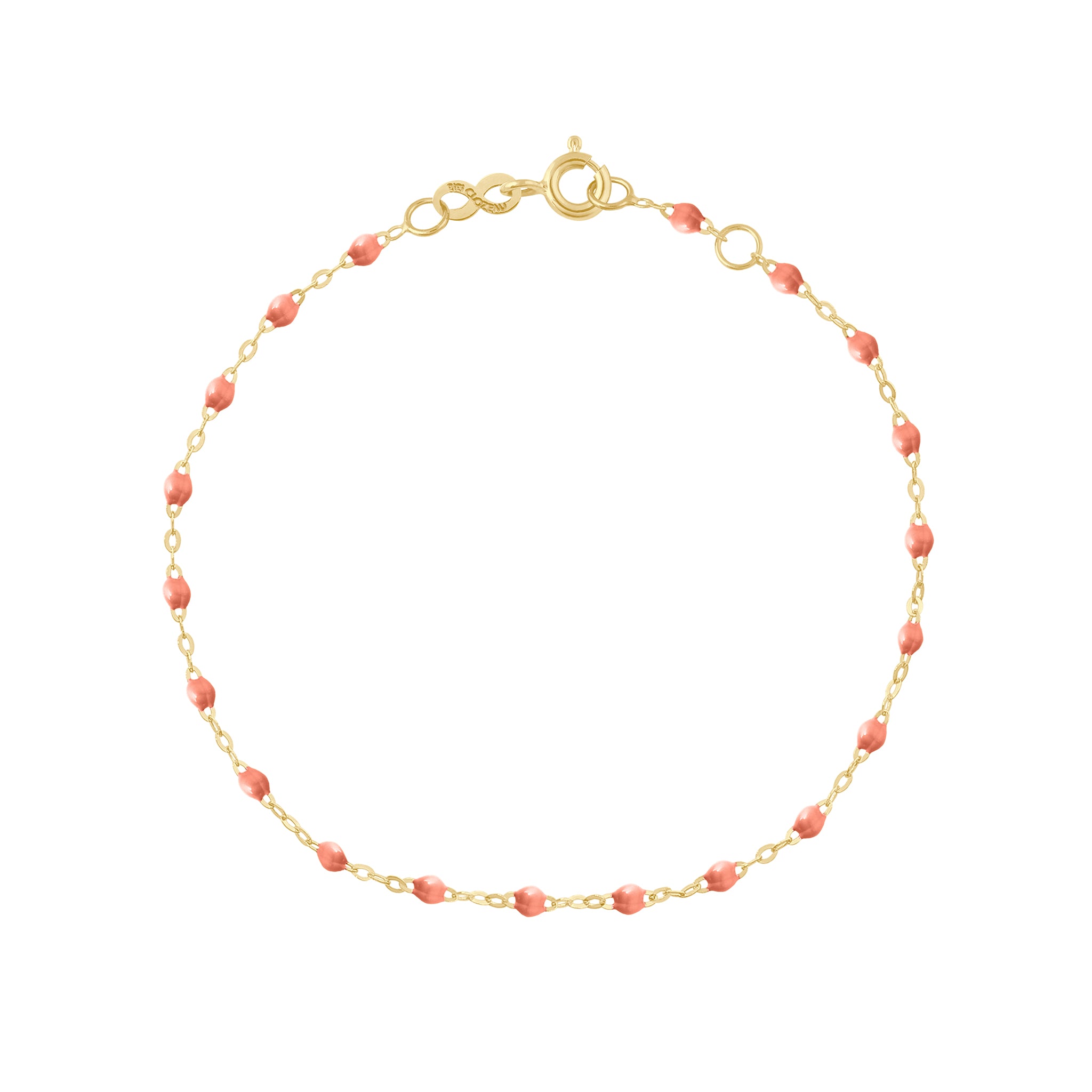 Gigi Clozeau - Classic Gigi Saumon bracelet, Yellow Gold, 5.9"