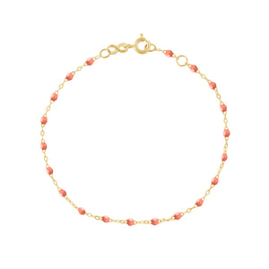 Gigi Clozeau - Classic Gigi Saumon bracelet, Yellow Gold, 5.9"