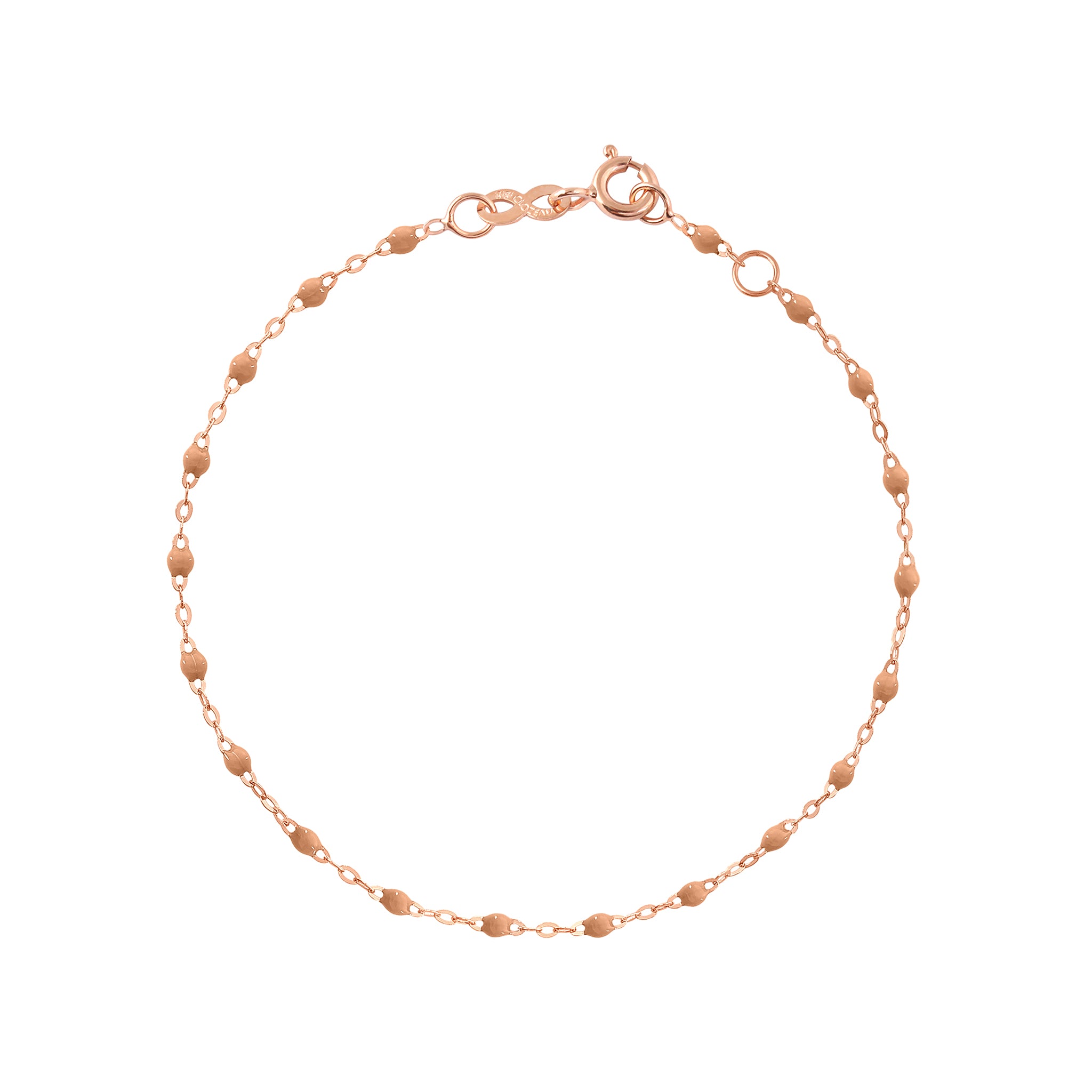 Gigi Clozeau - Classic Gigi Caramel bracelet, Rose Gold, 5.9"