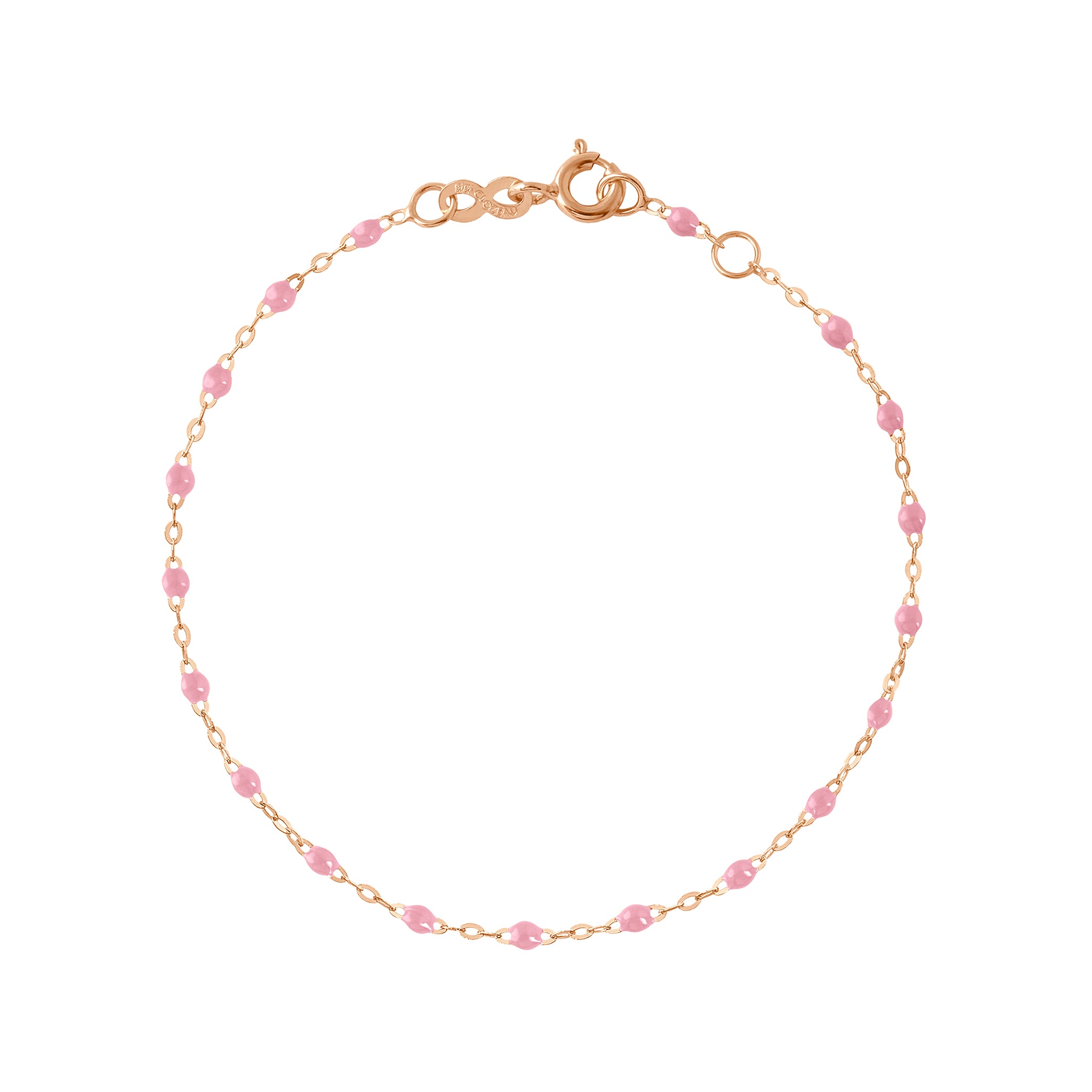 Gigi Clozeau - Classic Gigi Fuchsia bracelet, Rose Gold, 6.7"