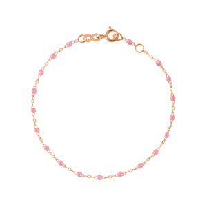 Gigi Clozeau - Classic Gigi Fuchsia bracelet, Rose Gold, 5.9"
