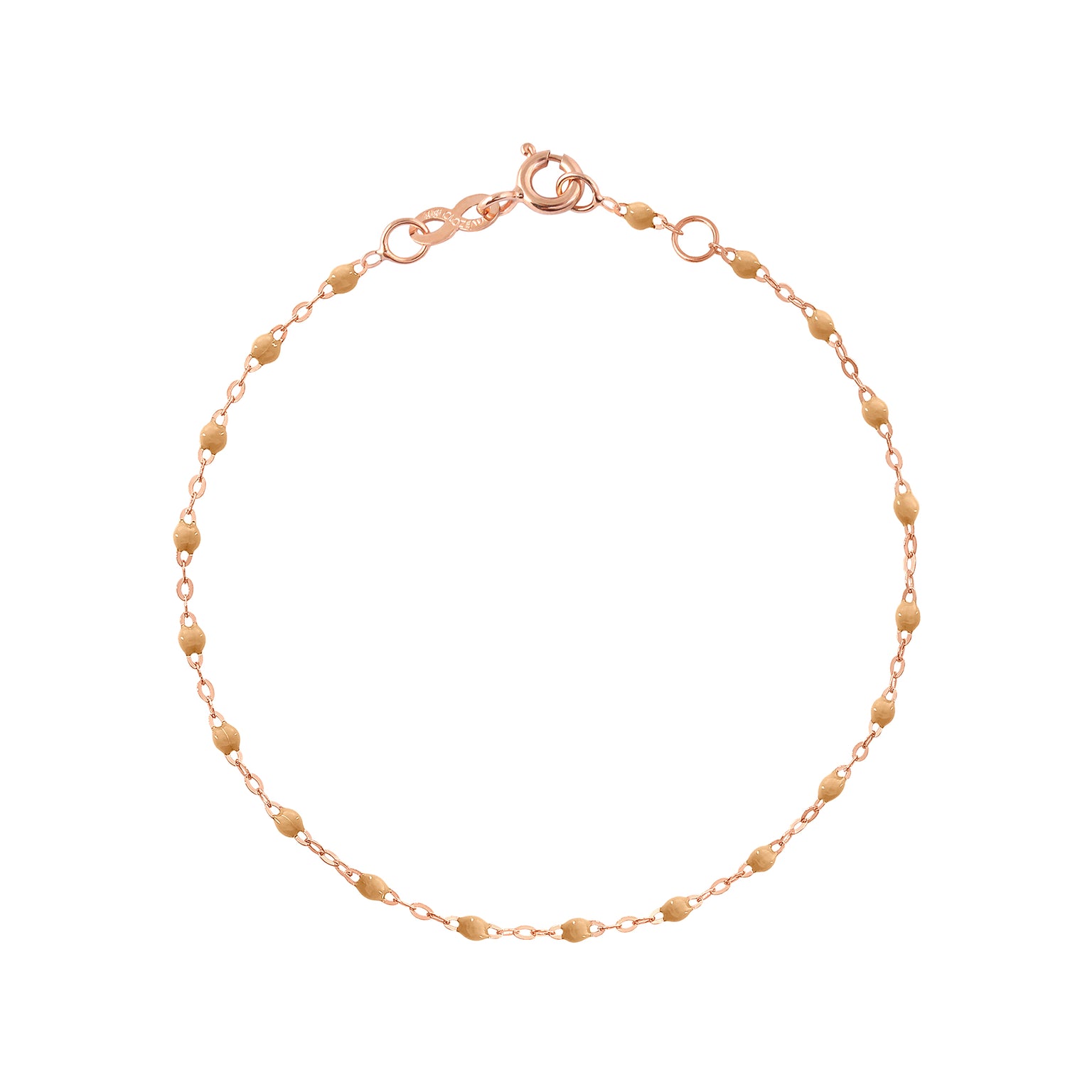 Gigi Clozeau - Classic Gigi Nude bracelet, Rose Gold, 6.7"