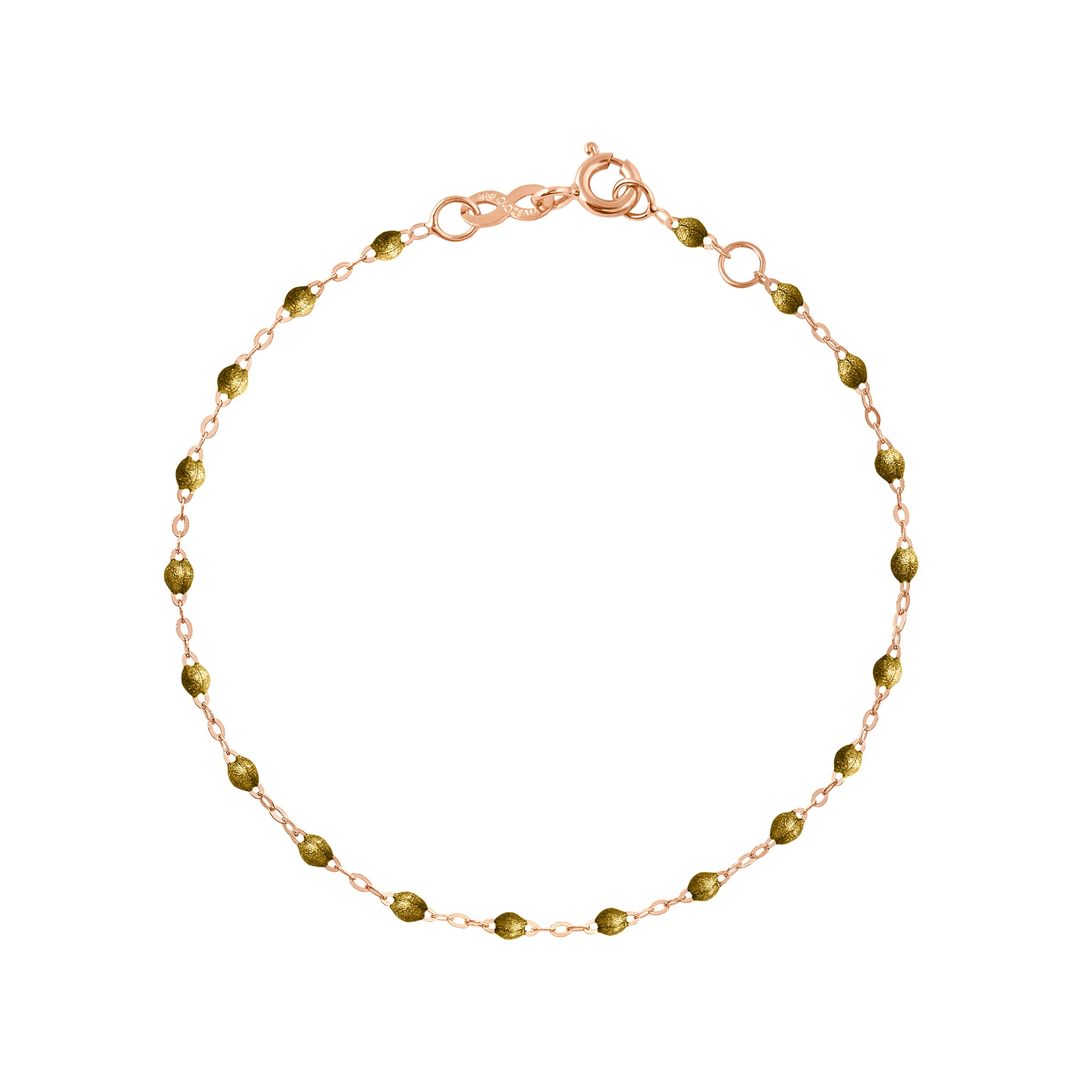Gigi Clozeau - Classic Gigi Gold bracelet, Rose Gold, 5.9"