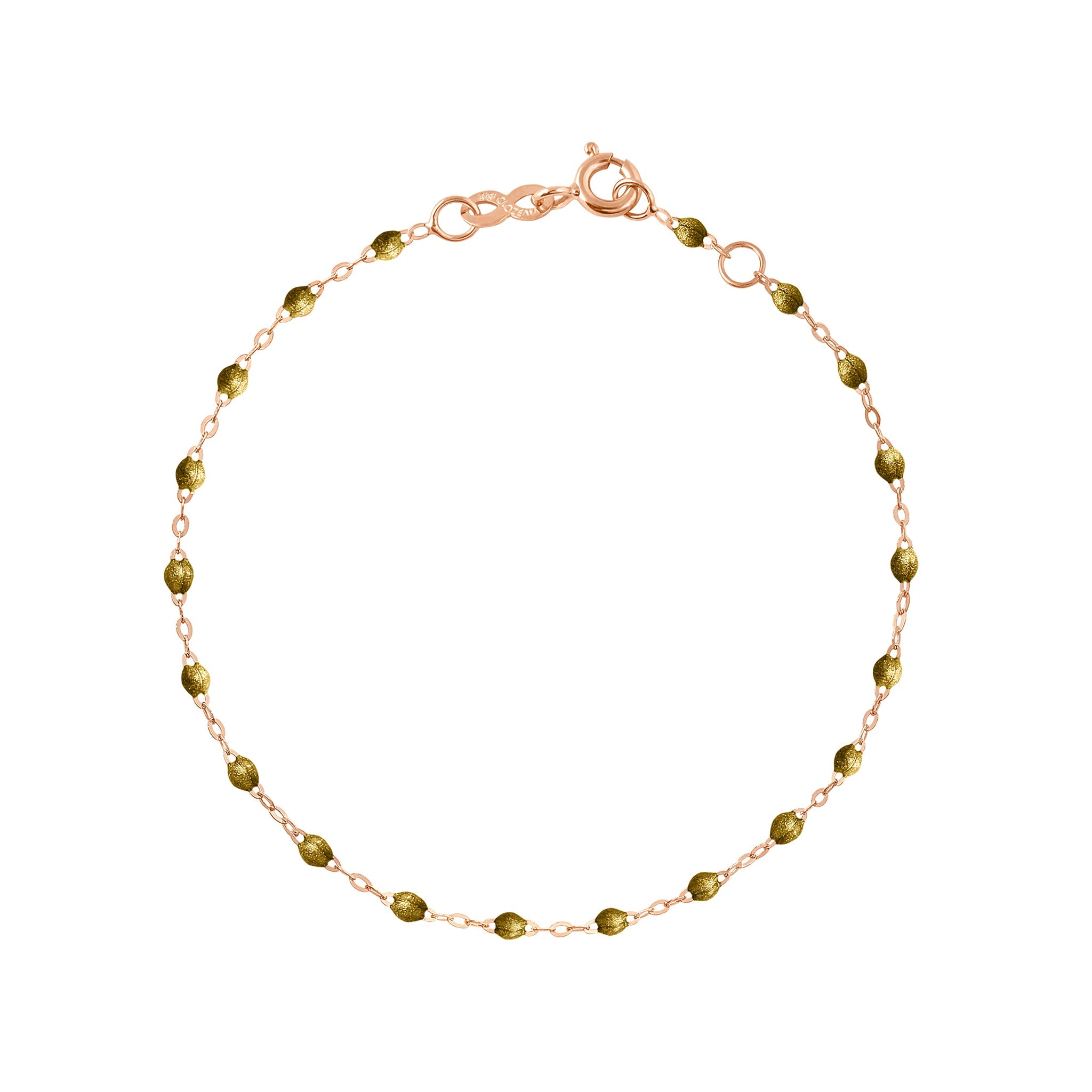 Gigi Clozeau - Classic Gigi Gold bracelet, Rose Gold, 7.5"