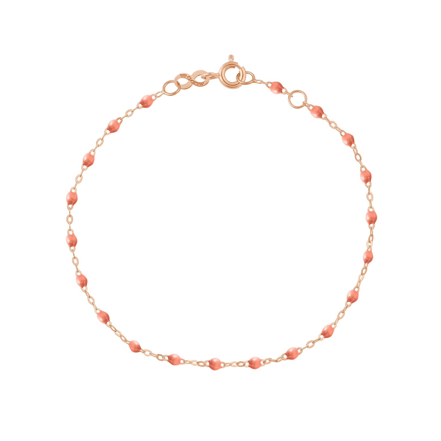 Gigi Clozeau - Classic Gigi Saumon bracelet, Rose Gold, 6.7"