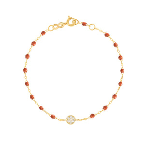 Gigi Clozeau - Puce Classic Gigi Fauve diamond bracelet, Yellow Gold, 6.7"