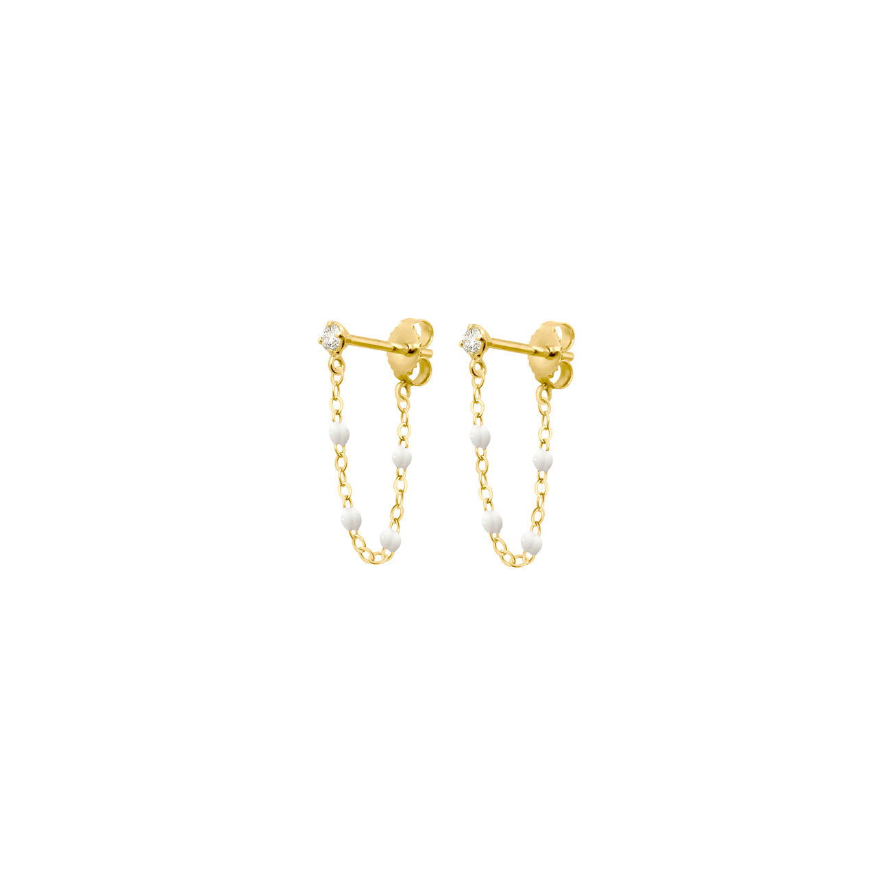Gigi Clozeau - Gigi Supreme Diamond earrings, White, Yellow Gold