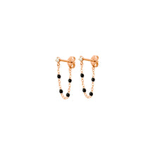 Gigi Clozeau - Gigi Supreme Diamond earrings, Black, Rose Gold