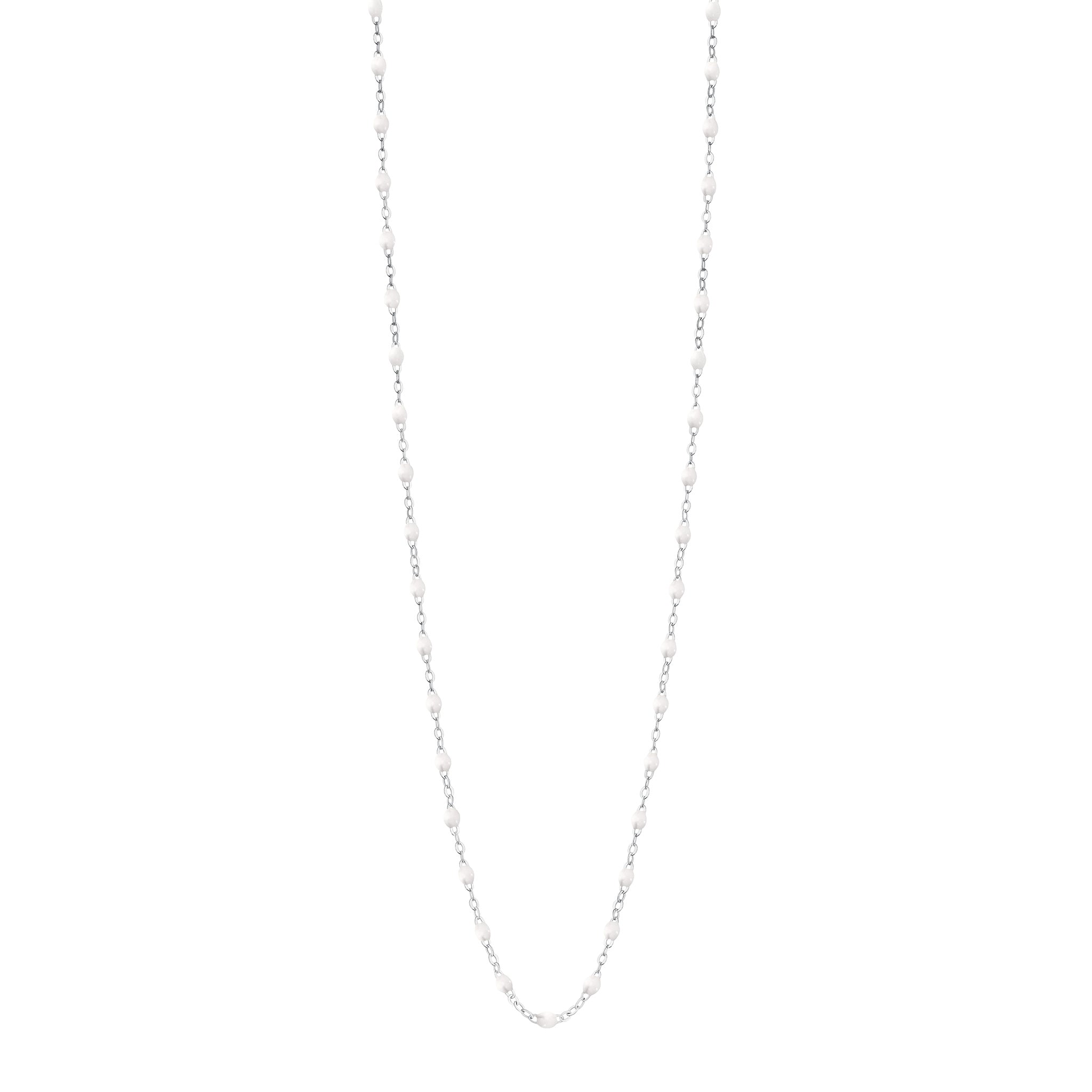 Gigi Clozeau - Classic Gigi White sautoir, White Gold, 23.6"