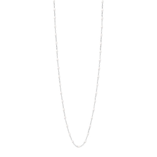 Gigi Clozeau - Classic Gigi White sautoir, White Gold, 23.6