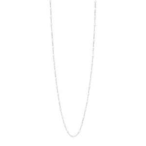 Gigi Clozeau - Classic Gigi White sautoir, White Gold, 23.6"