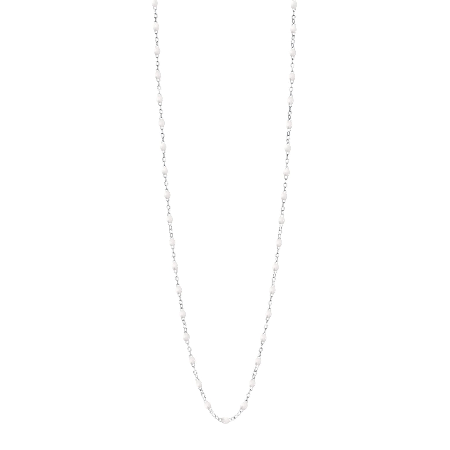 Gigi Clozeau - Classic Gigi White sautoir, White Gold, 23.6"