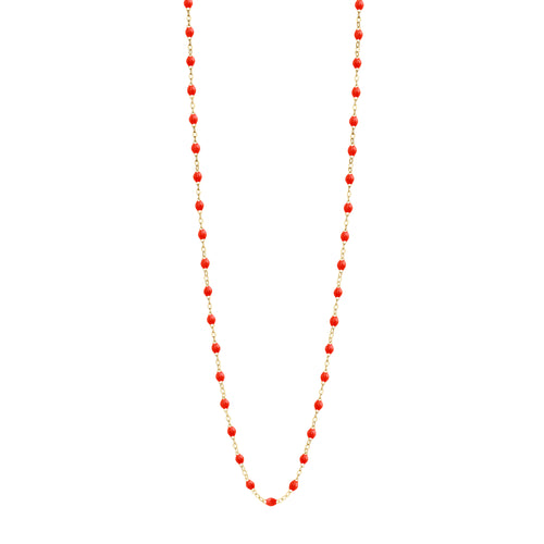 Classic Gigi Coral sautoir, Yellow Gold, 34