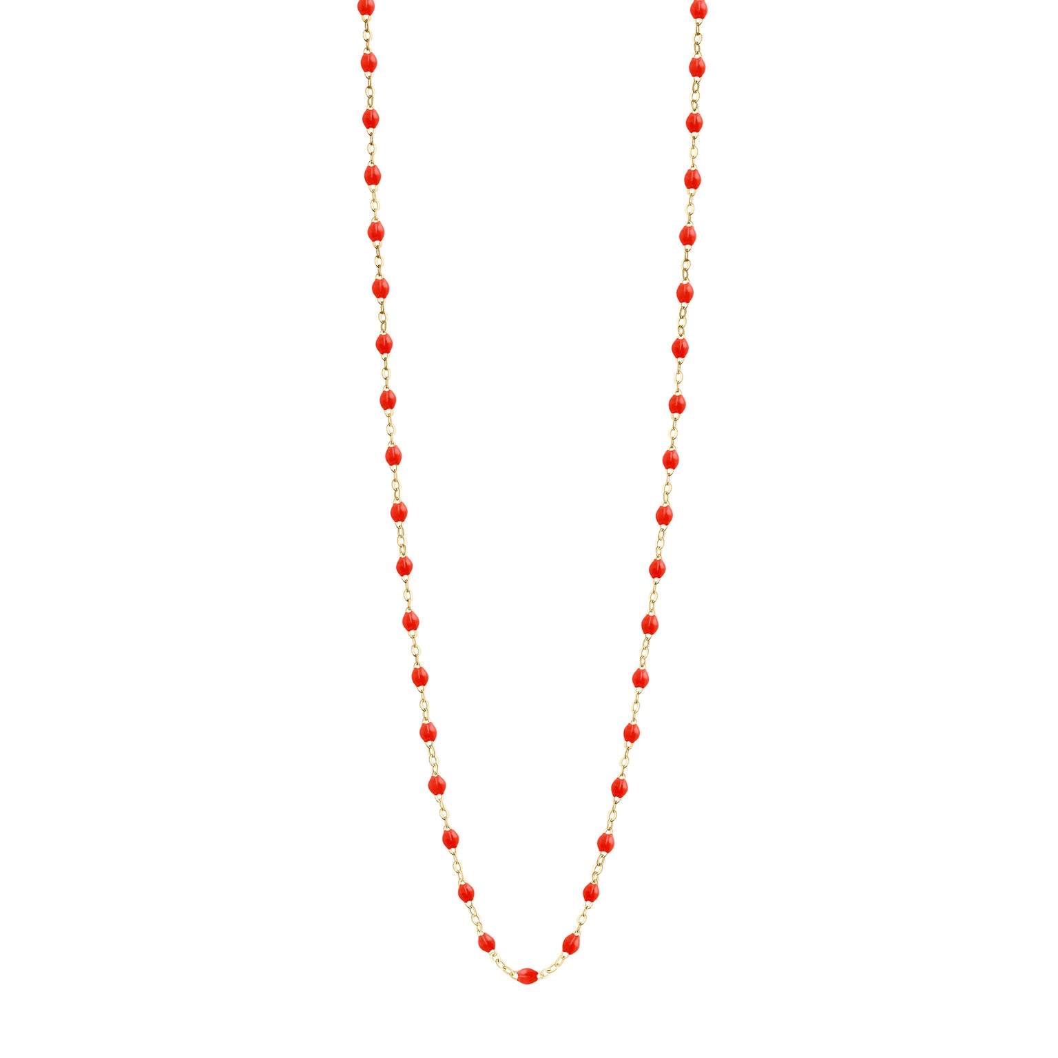 Gigi Clozeau - Classic Gigi Coral sautoir, Yellow Gold, 34"