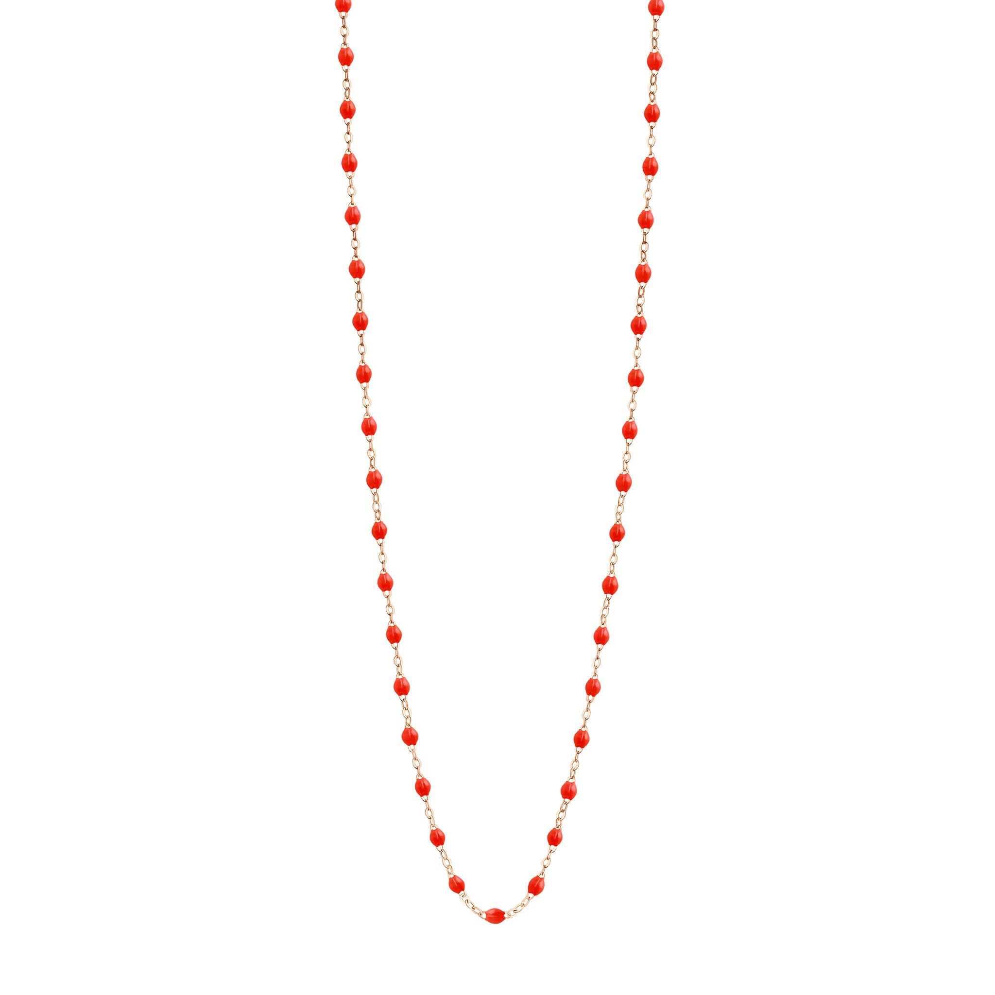 Gigi Clozeau - Classic Gigi Coral sautoir, Rose Gold, 34"