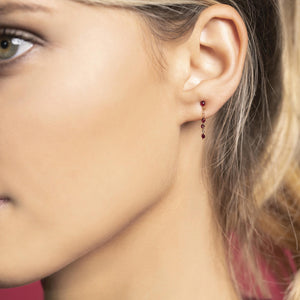 Gigi Clozeau - Classic Gigi Black earrings, Rose Gold