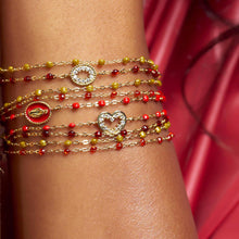Gigi Clozeau - Classic Gigi Cherry bracelet, Yellow Gold, 6.7"
