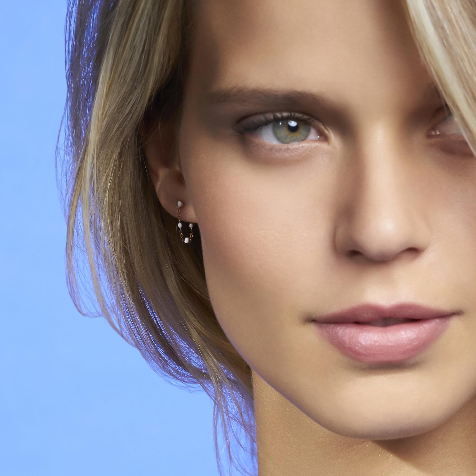 Gigi Clozeau - Classic Gigi White earrings, Yellow Gold