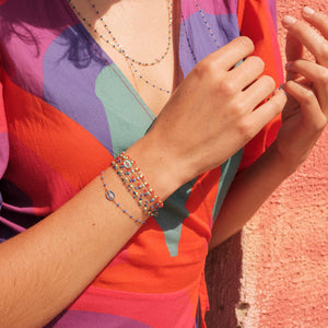 Gigi Clozeau - Classic Gigi Sky bracelet, Rose Gold, 5.9"