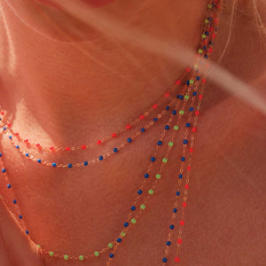 Gigi Clozeau - Classic Gigi Bleuet necklace, Rose Gold, 17.7"