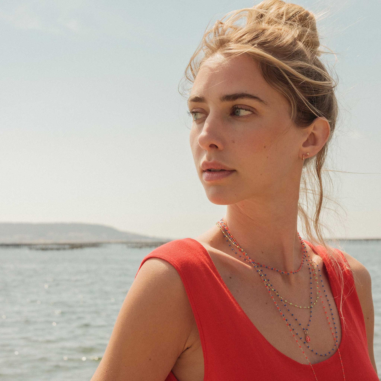 Gigi Clozeau - Lucky Lotus diamond earrings, Rose Gold