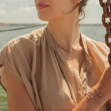 Gigi Clozeau - Classic Gigi Sapphire sautoir, Rose Gold, 34"