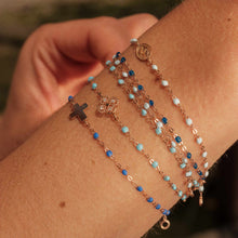 Gigi Clozeau - Classic Gigi Turquoise bracelet, Rose Gold, 7.5"