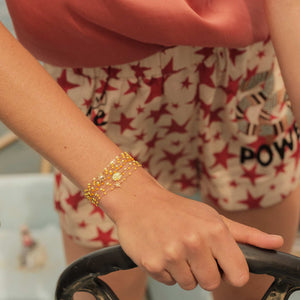 Gigi Clozeau - Classic Gigi Lemon bracelet, Rose Gold, 6.7"