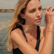 Gigi Clozeau - Classic Gigi Orange sautoir, Rose Gold, 23.6"