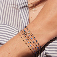 Gigi Clozeau - Puce Classic Gigi Black diamond bracelet, Rose Gold, 6.7"