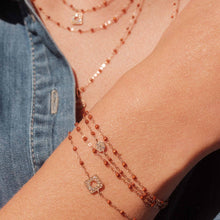 Gigi Clozeau - Puce Classic Gigi Fauve diamond bracelet, Rose Gold, 6.7"