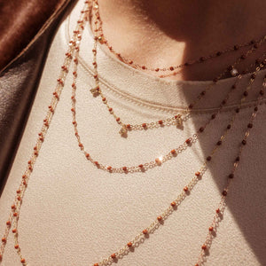 Gigi Clozeau - Classic Gigi Fauve necklace, Rose Gold, 19.7"