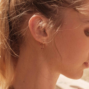 Gigi Clozeau - Gigi Supreme Diamond earrings, Fauve, Yellow Gold