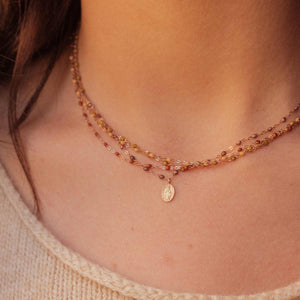 Gigi Clozeau - Classic Gigi Fauve necklace, Yellow Gold, 16.5"