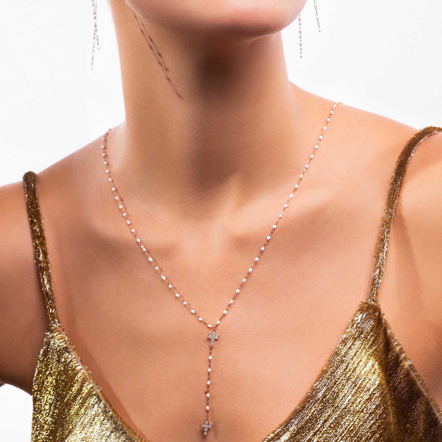 Yazilind elegante gioielli 18 K Gold Filled GL?nzendes Croce Design di Yazilind elegante gioielli 18 K Gold Filled GL?nzendes Croce Design di